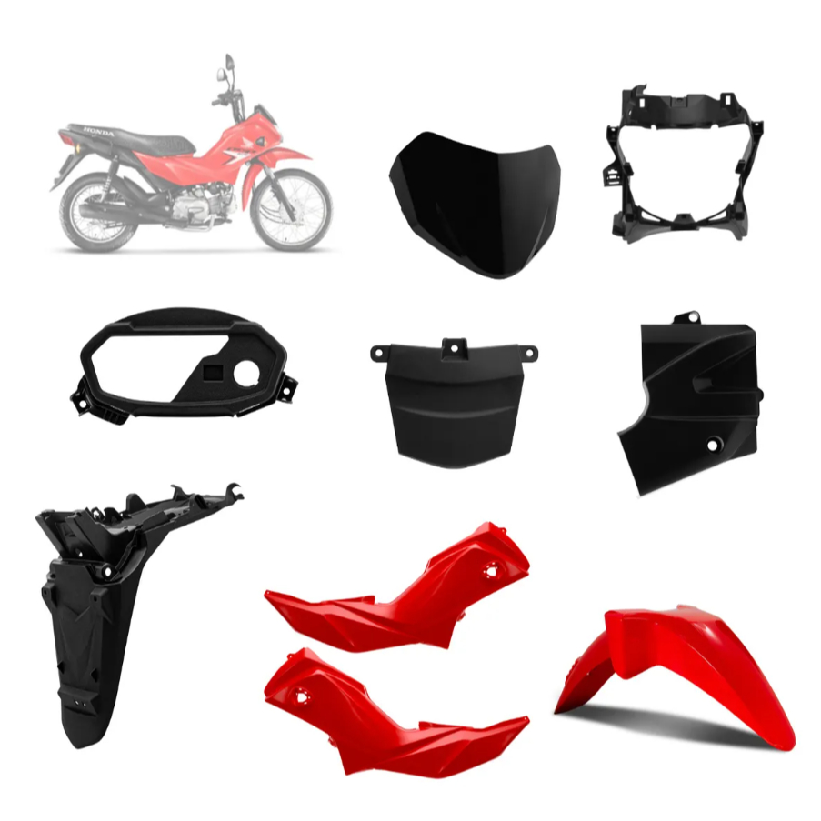 Kit Carenagem Completo Pro Tork Pop 110i 2016 até 2025 em Oferta na Shopee