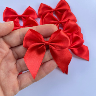 Laço Lacinho de fita cetim N5 - 50 unds  decoração festa, caixinhas milk, enfeites de mesa, artesanato, personalizados em Oferta na Shopee