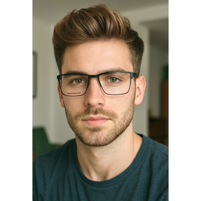 Óculos Masculino Retangular Premium – Várias Cores