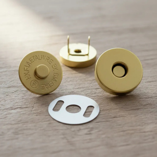 Botão Imã Para Fecho de Bolsa Carteira Artesanato Kit com 100 Pares Promoção em Oferta na Shopee