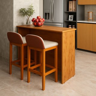 Bancada para Cozinha Balcao MDF Area Gourmet 109cm em Oferta na Shopee