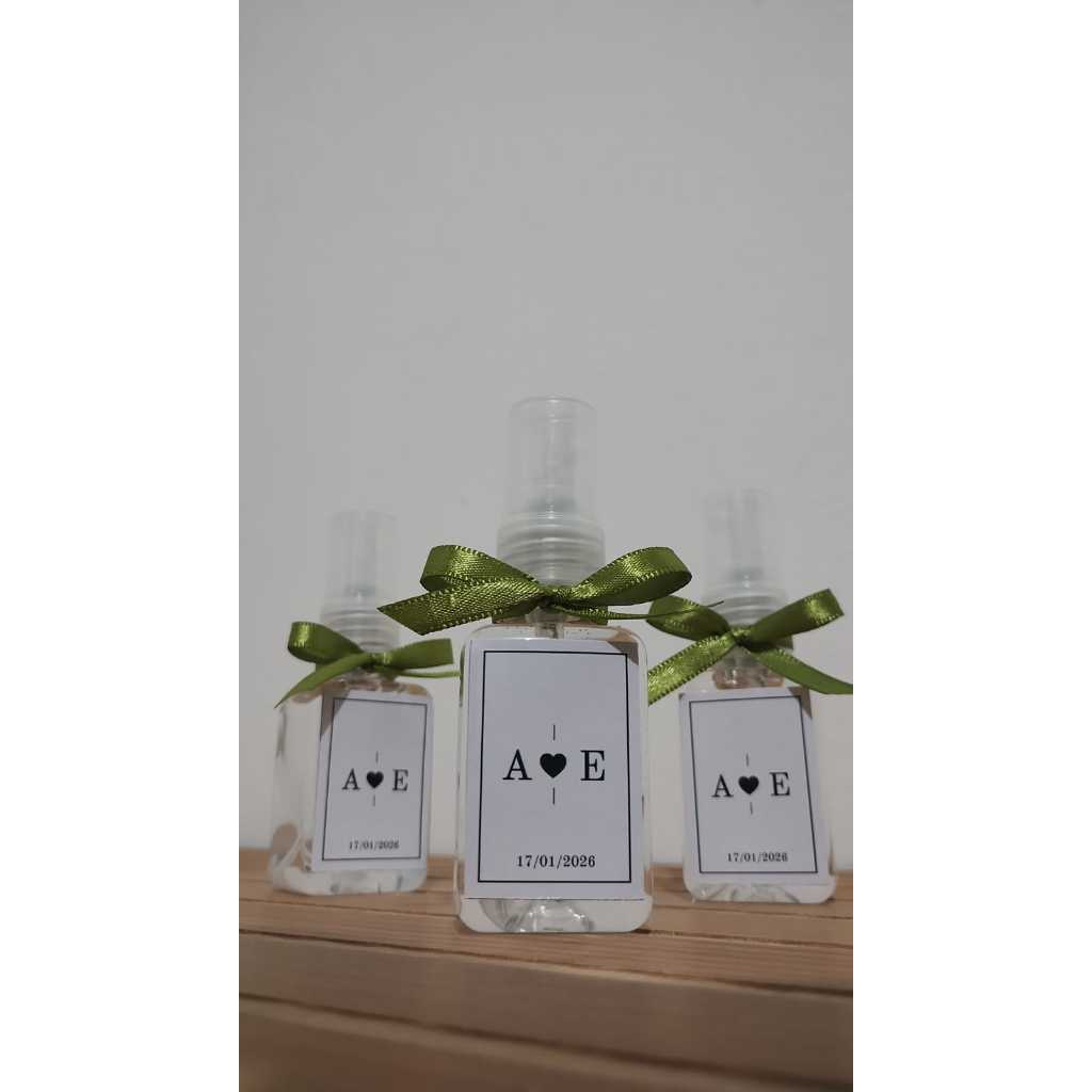 20 Lembrancinha  home spray personalizados casamento, maternidade, chá de bebê, batismo, aniversário e variados eventos