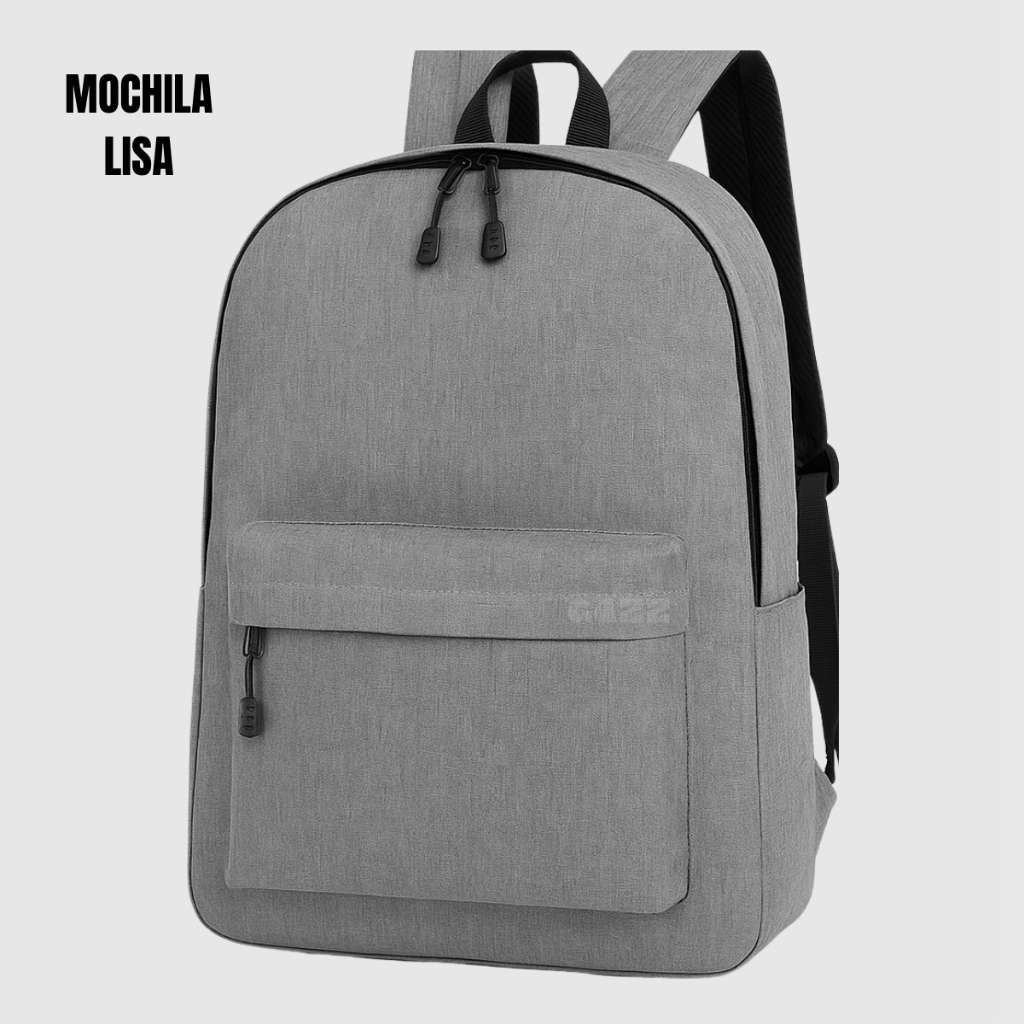 Mochila Executiva Masculina/Feminina Barata Preta Lisa Para Notebook Até 15.6 Polegadas