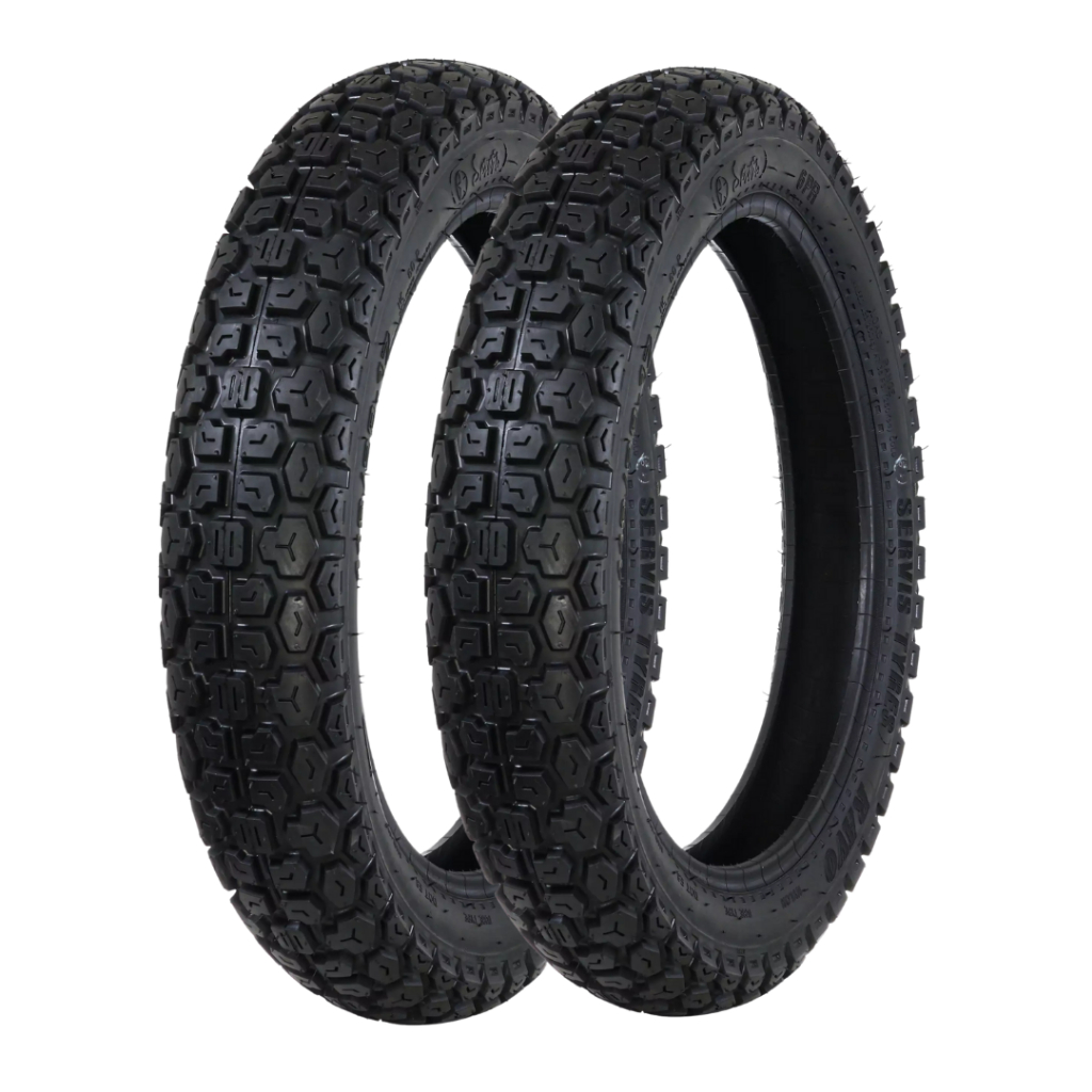 Par Pneu Novo 3.00-18 + 2.75-18 Servis Ravo TT Duna Trail Ybr Titan Cg Fan 125 150 160 em Oferta na Shopee