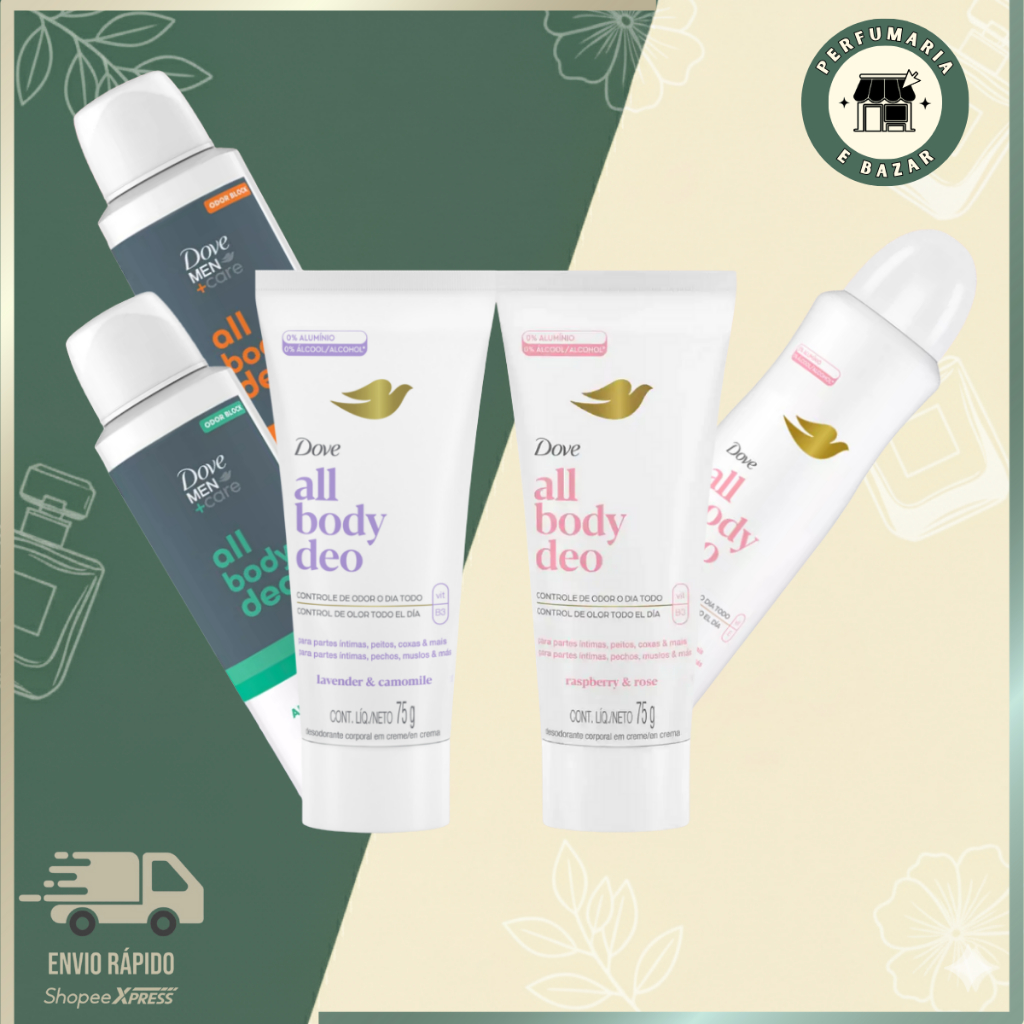 Desodorante Corporal Dove All Body Deo 150ml. em Oferta na Shopee
