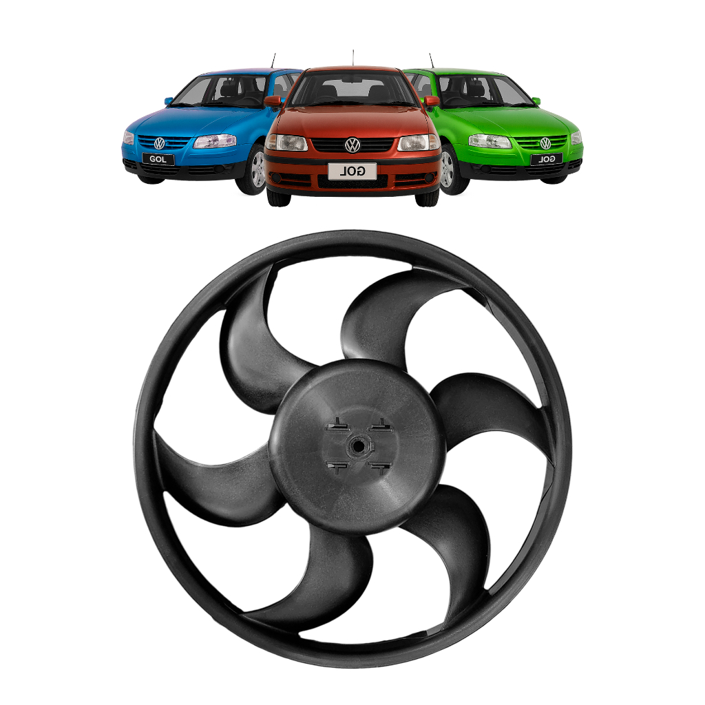 Hélice Da Ventoinha Vw Gol G3/g4 (6pas) - Importado