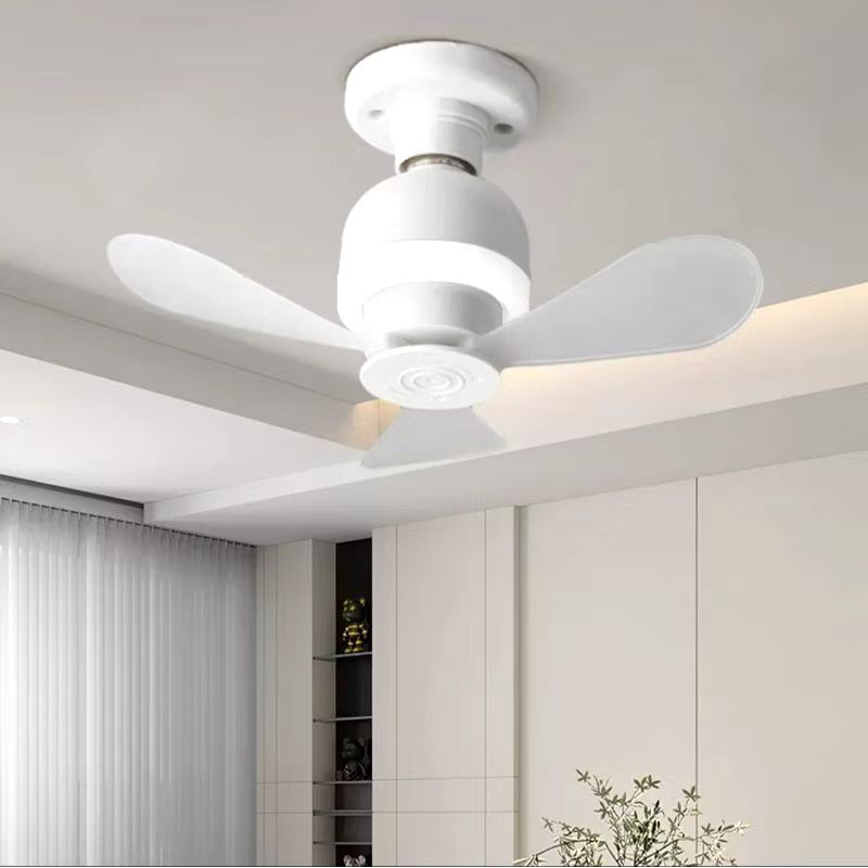Mini Ventilador E27 LED p/ Teto Baixo De Alta Potência 15648