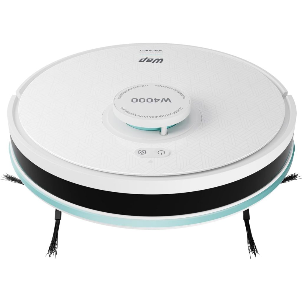 Robô Aspirador de Pó WAP ROBOT W4000 - Estação Autolimpante, Mapeamento LDS 360° em Oferta na Shopee