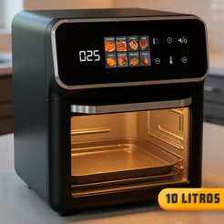 Fritadeira Air Fryer Oven Forno Elétrico Digital Extream 10L / 17L