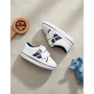 Tênis de Bebê Menino Sapatinho de Bebê Masculino Com Placa Metal  Tira Lateral em Oferta na Shopee