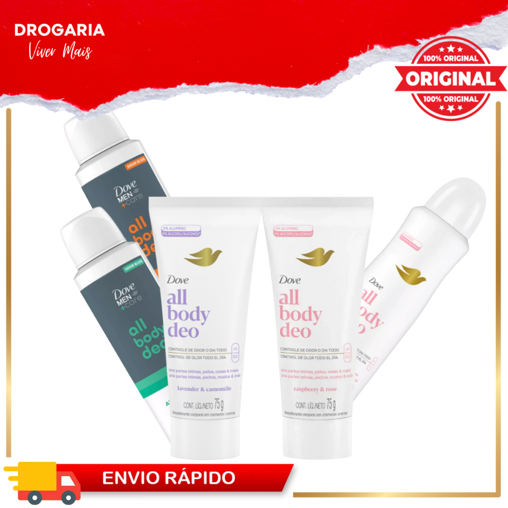 Desodorante Corporal Dove All Body Deo 150ml.