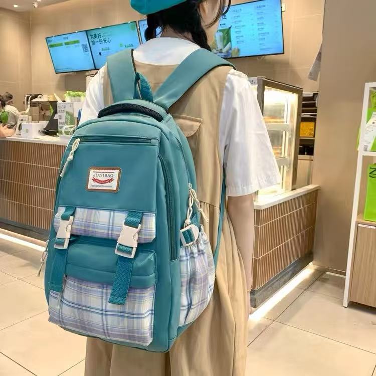 Senhoras Emblema Mochila Faculdade Mulheres Livro Feminino Bolsa De Viagem Saco De Escola Universitária Bonito Moda em Oferta na Shopee