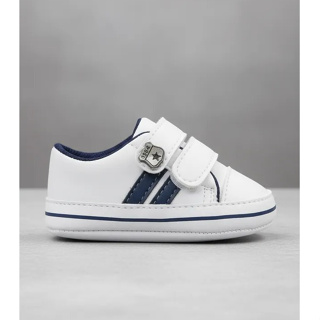 Tênis de Bebê Menino Com Placa Metal  Tira Lateral em Oferta na Shopee