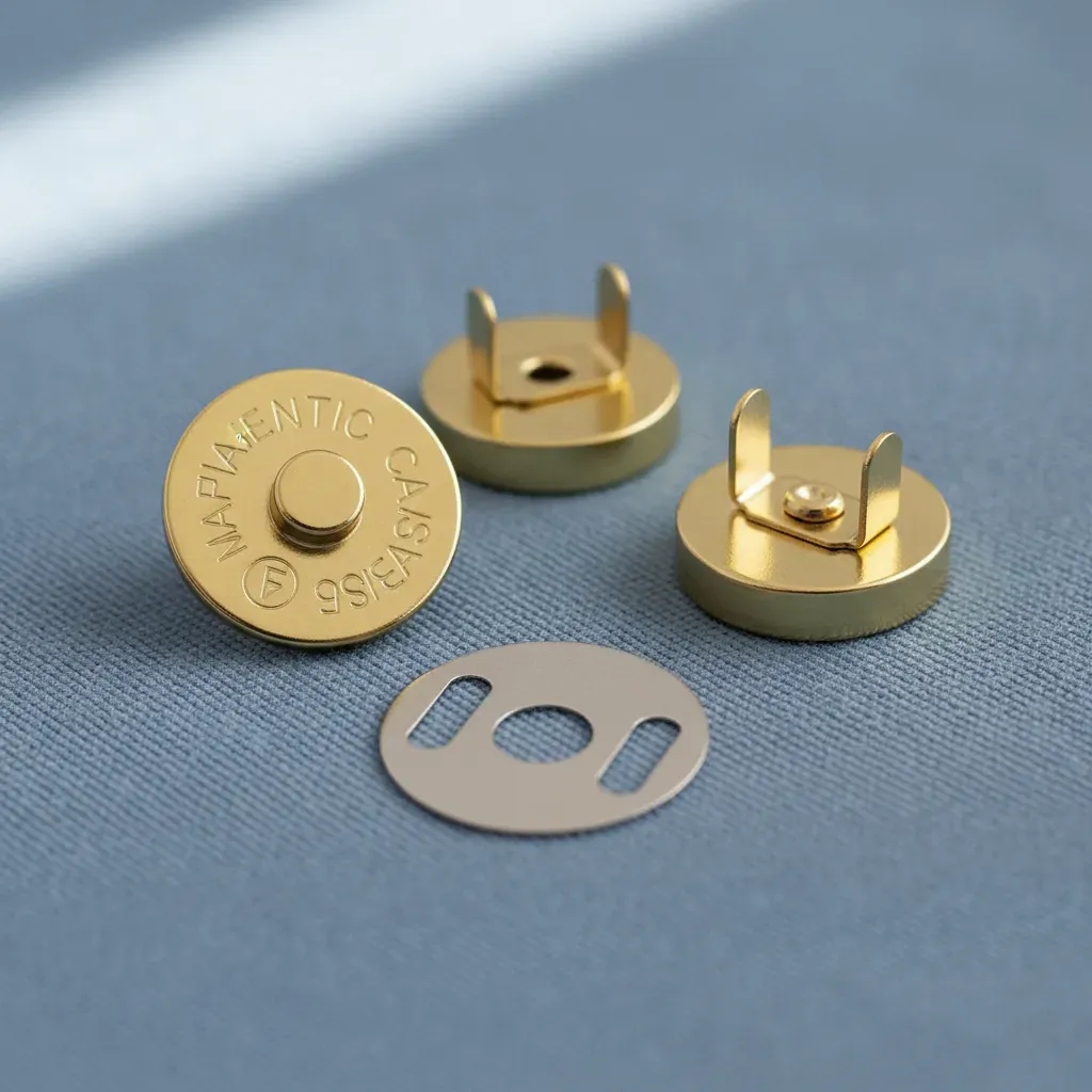 Kit 10 Botão Imantado 14 mm  Imã Para Fecho de Bolsa Artesanato Promoção