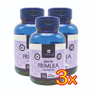 Kit 3x Óleo de Prímula em cápsulas - 60 capsulas Vitale em Oferta na Shopee