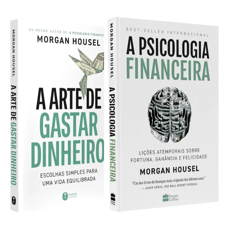 Kit A Psicologia Financeira + A Arte De Gastar Dinheiro em Oferta na Shopee