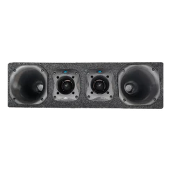 Kit Caixa Corneteira Corneta 2 Driver 2 Tweeter 400 Rms