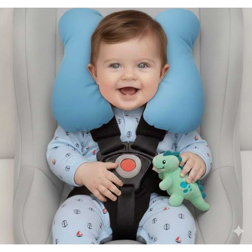 Imagem Almofada de Pescoço Bebe Conforto fofinha Apoio de Cabeça