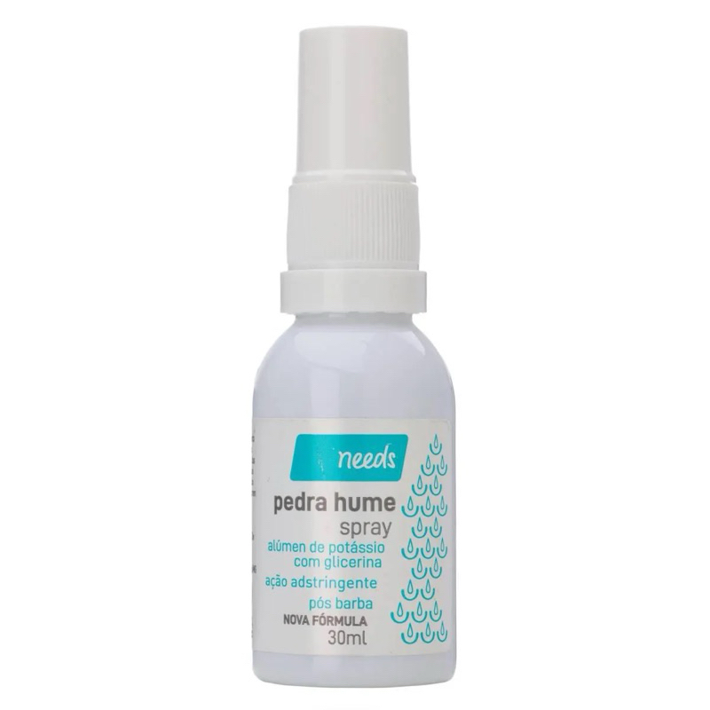 Pedra Hume Alúmen de Potássio com Glicerina Spray 30ml