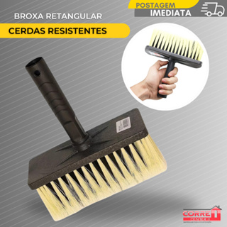 Broxa Retangular Roma Pinceis ( VARIOS TAMANHOS ) em Oferta na Shopee