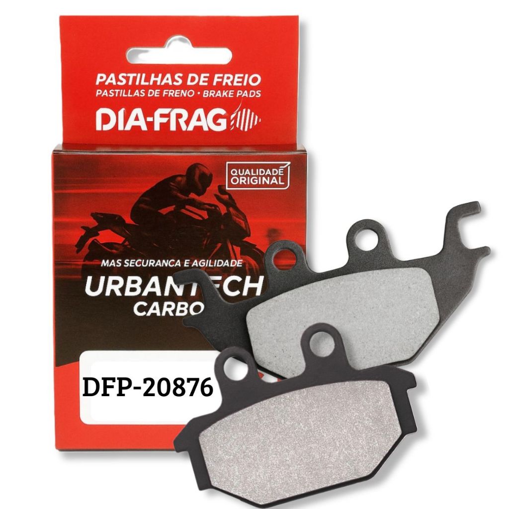 Pastilha de Freio Traseira P/ Dafra Next 250 / Nh 190 2020-2025 Diafrag em Oferta na Shopee
