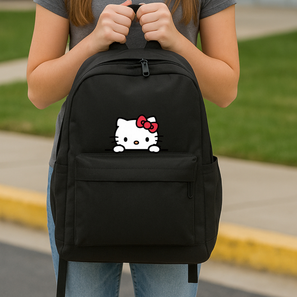 Mochila hellokitty Escola Passeio Faculdade Academia Mochila meninas