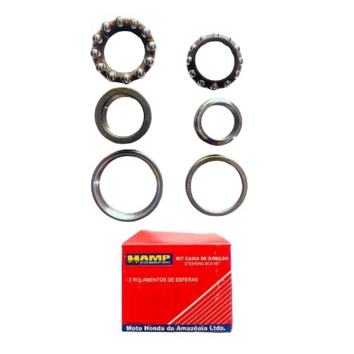 Caixa cx direção Cb300/cbx250/cb500/shadow Rolamento Esferico