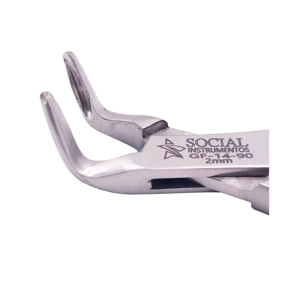 Pinça Goiva Friedman | 90º | 14cm | Social Instrumentos | Aço Inox