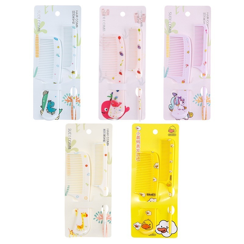 Kit Pente infantil Para Todos Tipos De Cabelo Menino e Menina Penteado em Oferta na Shopee