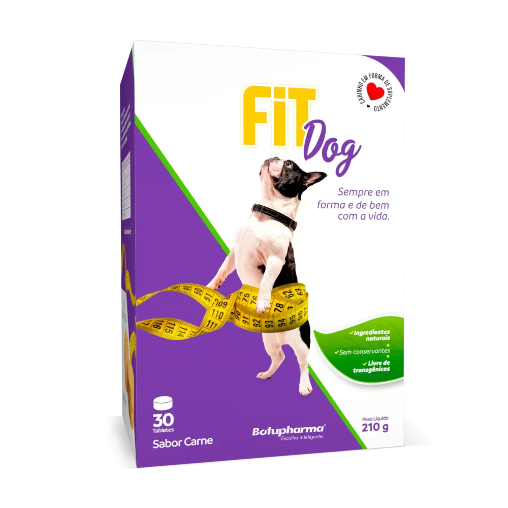 Fit Dog Suplemento Botupharma 30 Tabletes 210g