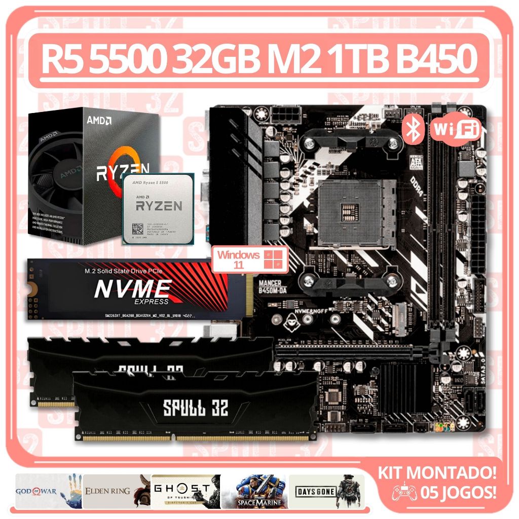Kit Ryzen 5 5500: Onde Comprar | BuscaProdutos