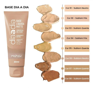 BASE LIQUIDA MATTE DIA A DIA MAHAV (MAKE)