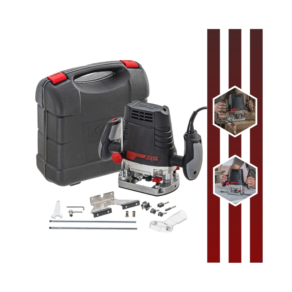 Kit Tupia Com Maleta e Acessórios Modelo 1831 Potência 1100W Skil