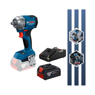 Kit Chave de Impacto GDS 18V 350 Brushless + 1 Bateria 4ah + Carregador Bivolt Bosch em Oferta na Shopee