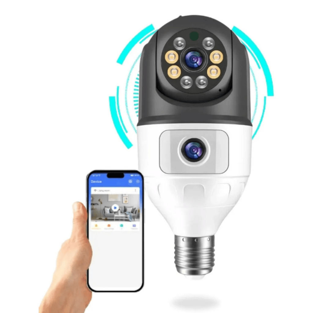 Câmera Segurança iCsee 1080p 360° Visão Noturna Áudio Bidirecional OI-2018 em Oferta na Shopee