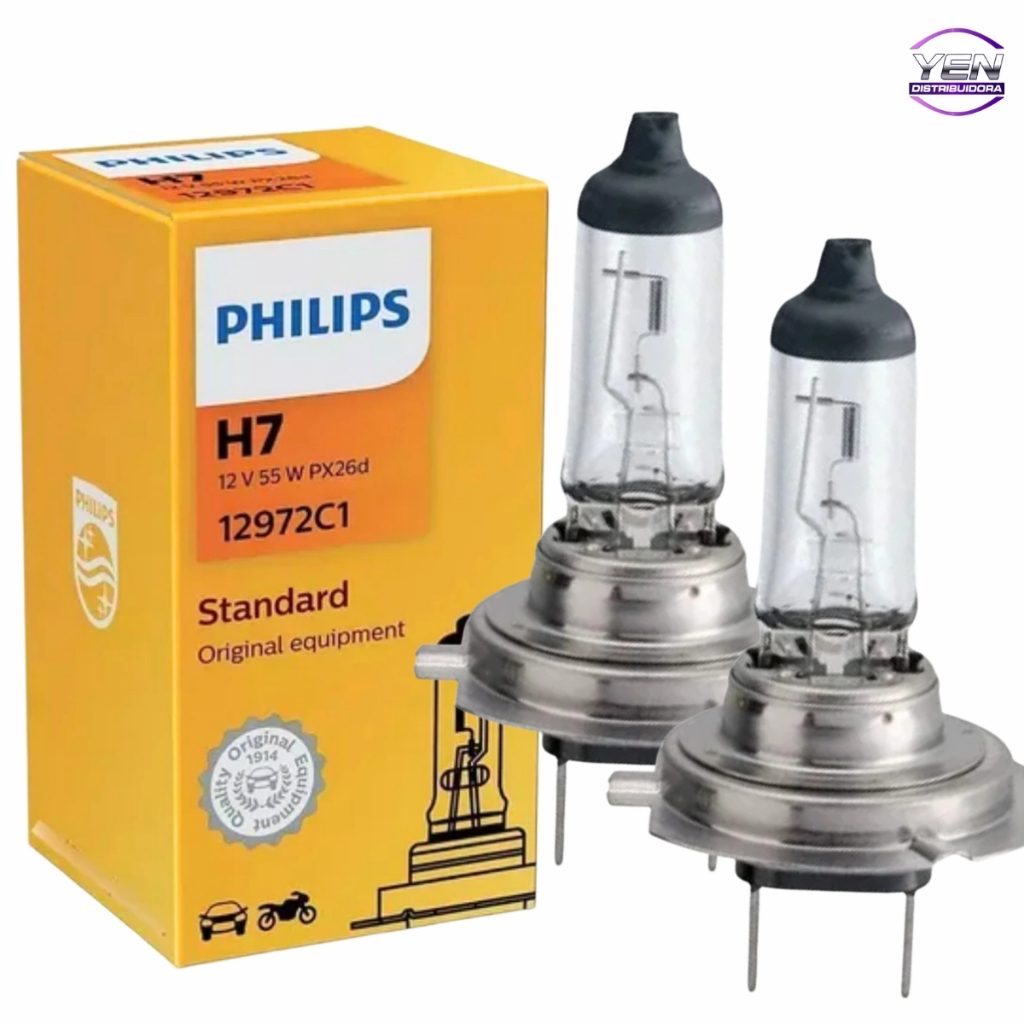 Lâmpada H7 Philips Par Original Automotiva 12v