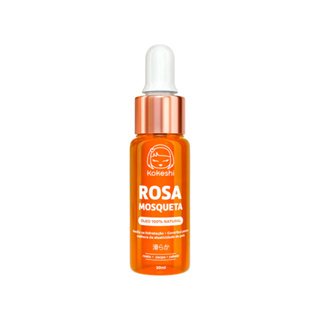 Óleo de Rosa Mosqueta 100% Puro Natural Kokeshi Reparação e Hidratação 20ml em Oferta na Shopee