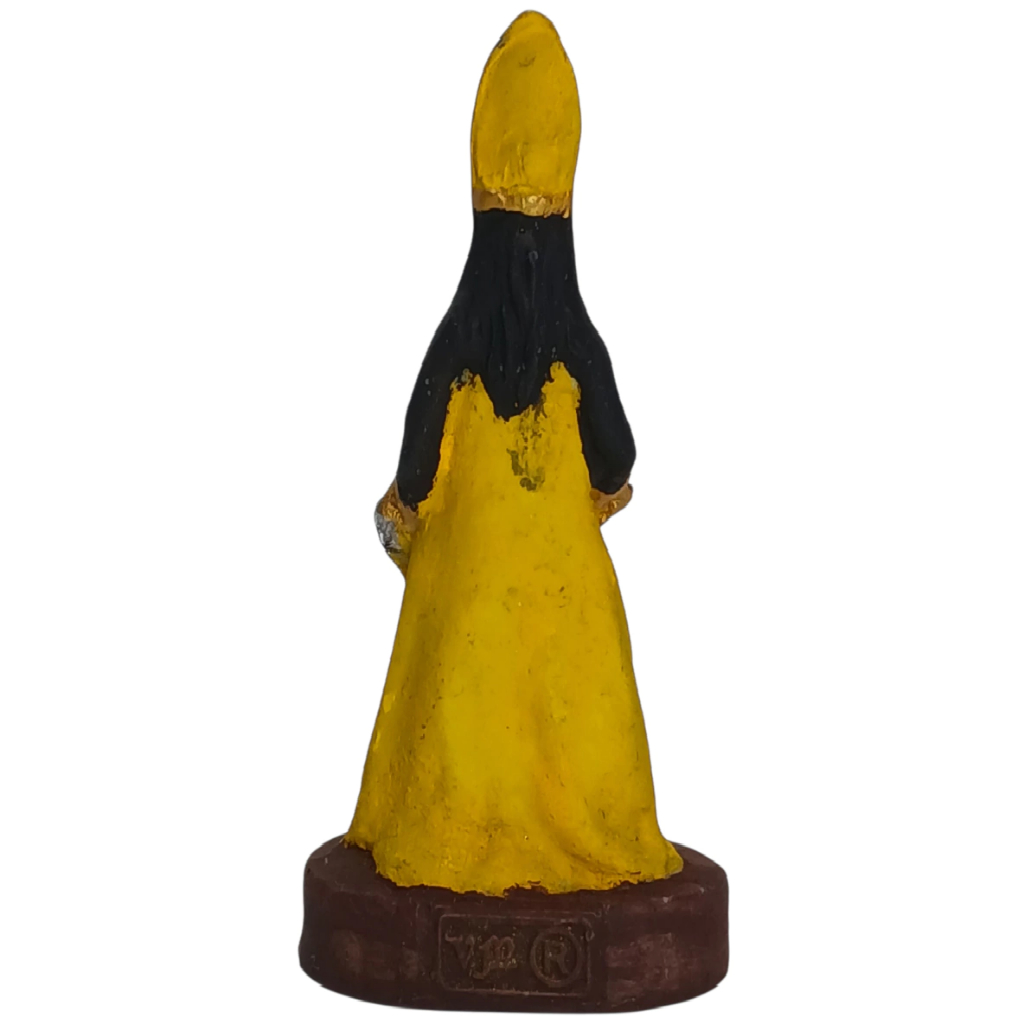 Imagem em Resina Orixá Oxum 10cm – Escultura Espiritual Pintada à Mão Estátua Estatueta Umbanda Candomblé