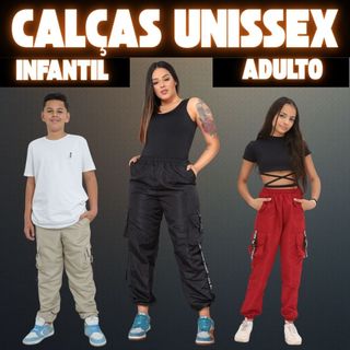 Calça Jogger Calça Jogger Feminina Calça Jogger Masculina Calça Tactel Calça Hip Hop Calça Unissex Calça Cargo