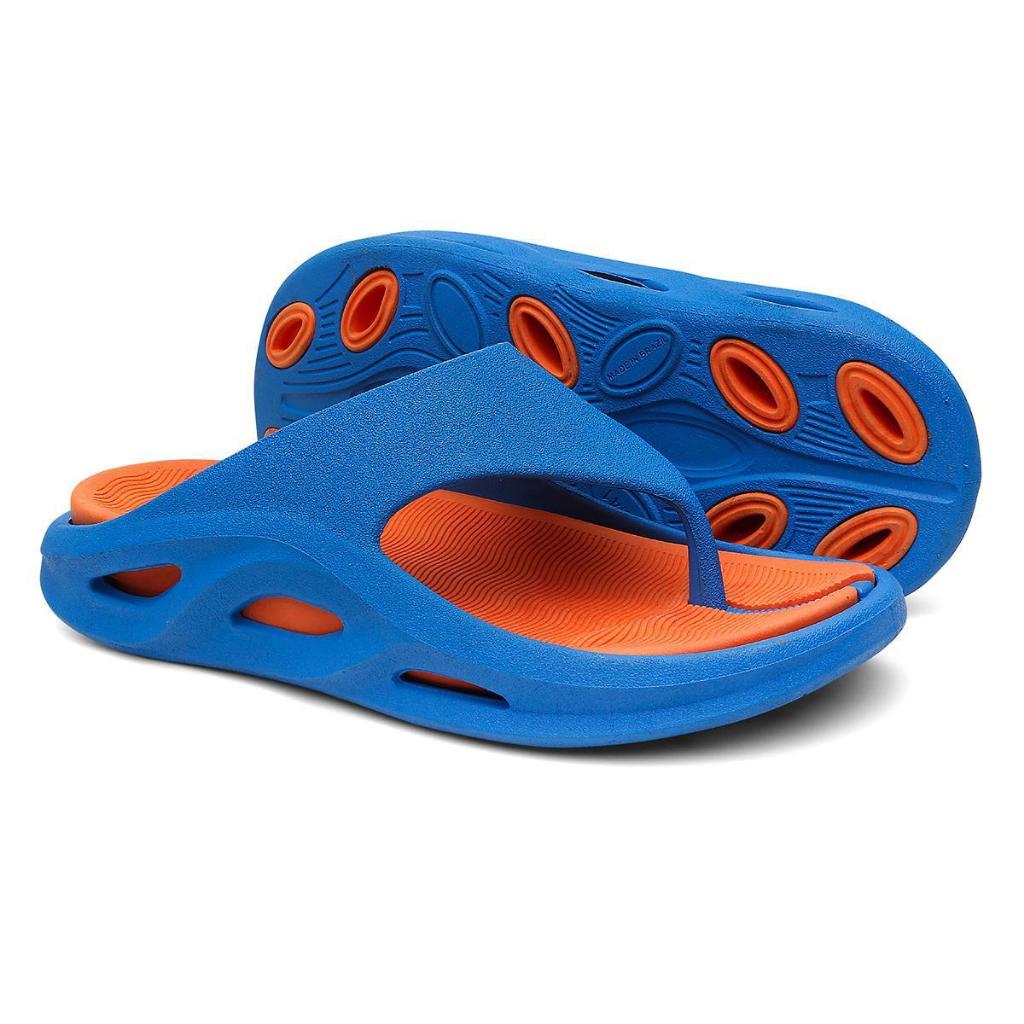 Chinelo Masculino Slide Finger Dedo Anatômico Macio Antiderrapante Confortável Palmilha Removível Nuvem — imagem 2 de 2