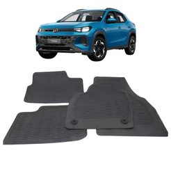 Tapete Vw Nivus Polo Tera Genuíno Volkswagen de Borracha Pvc - 6EA061500