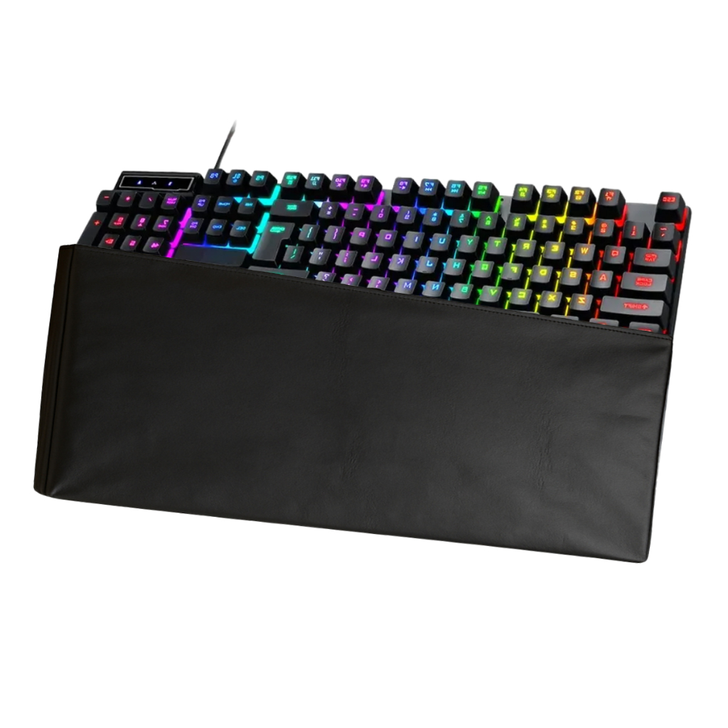 Capa Protetora Teclado Gamer 100% TKL Corino Impermeável Anti Poeira Tecido Premium