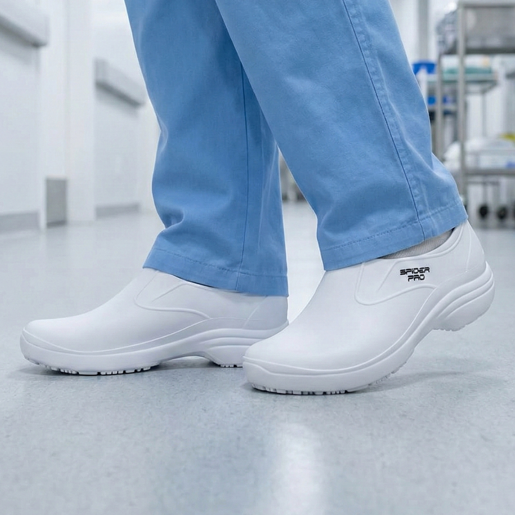 Sapato Monseg Fechado para Hospital, Limpeza e Cozinha