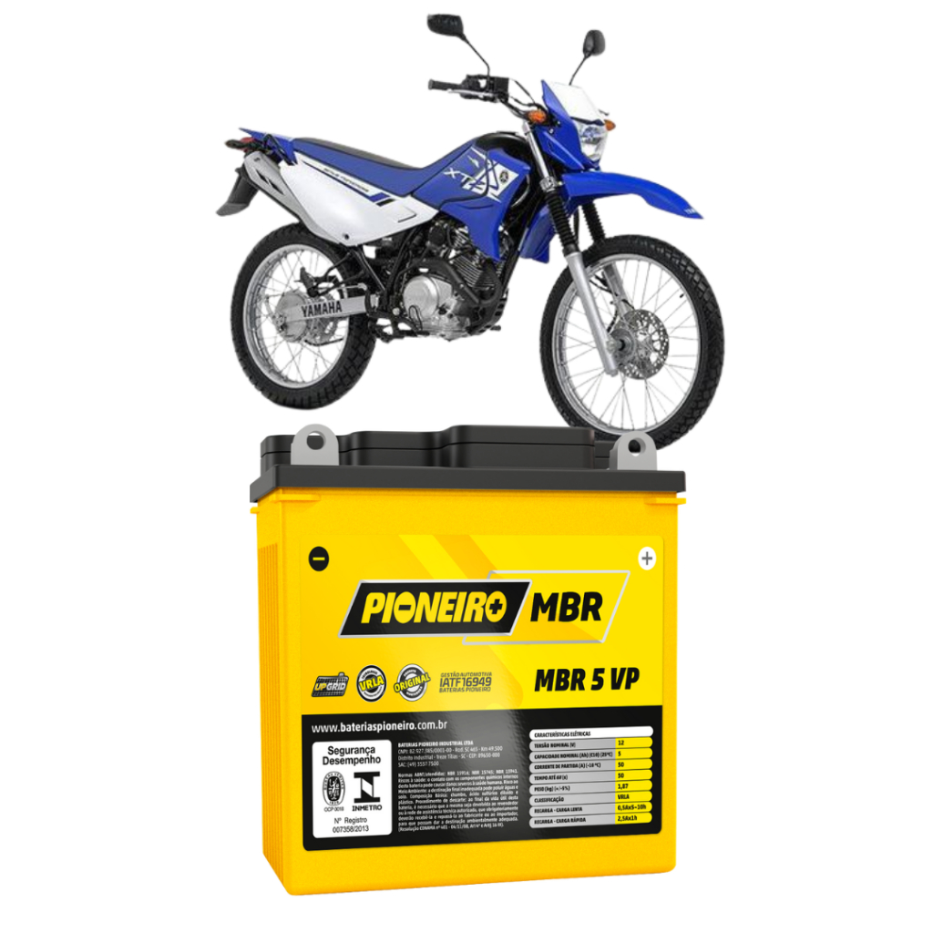 Bateria Moto Yamaha Xtz 125 E/ Xtz 125 K/ Crypton 5ah