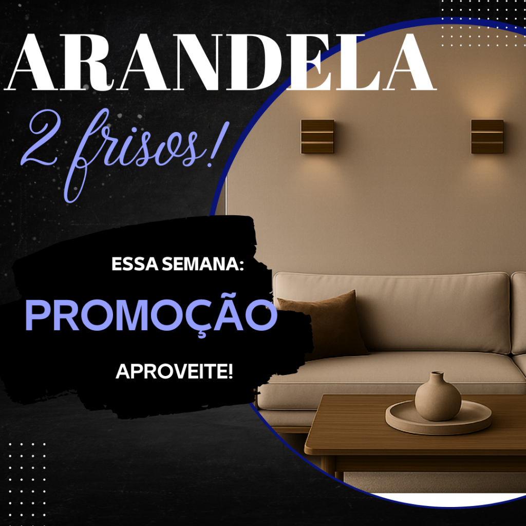 Arandela Interna Externa SLim 2 Frisos 2 Cores casa corredor jardim em Oferta na Shopee