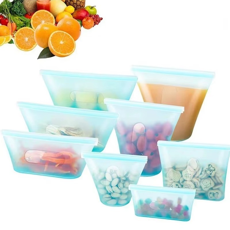 KIT BOLSA DE SILICONE Reutilizável para Recipiente de Alimentos *Cor Aleatória* - SQ7143 em Oferta na Shopee