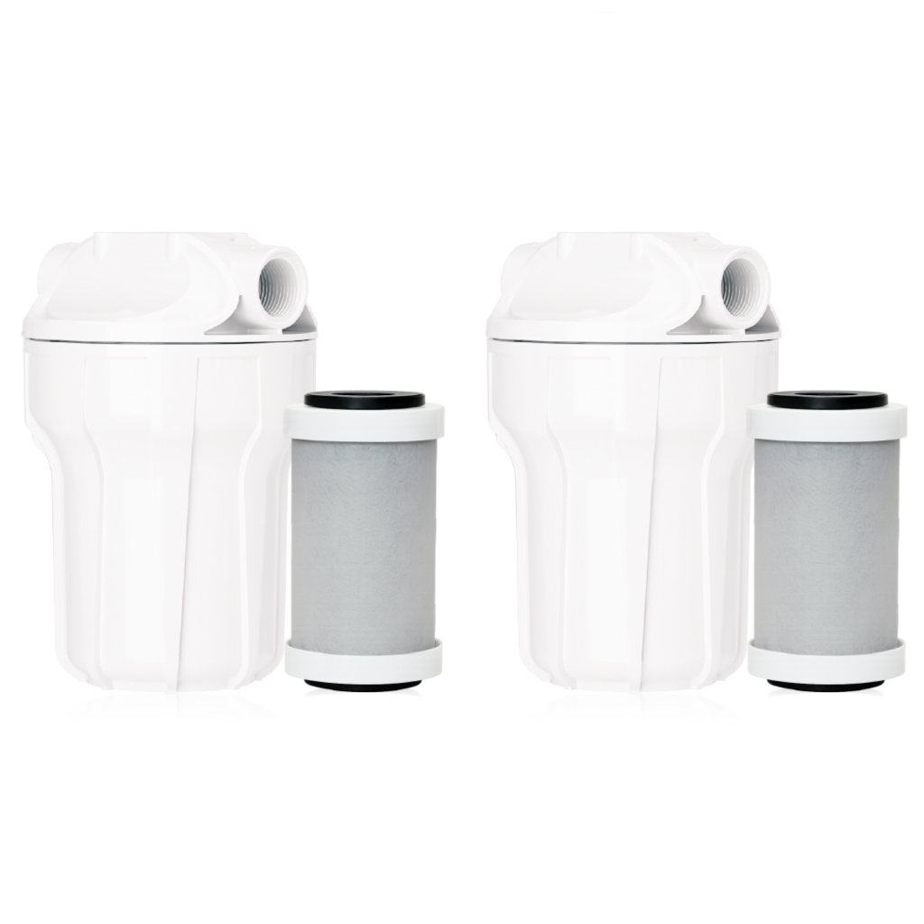 2 ou 1 Carcaça 5 Polegadas Com Refil Carbon Block entrada 1/2 Filtro Para debaixo da Pia