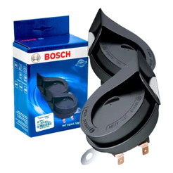Buzina Caracol BOSCH Universal 12V CR8 Paquerinha Grave Agudo Automotiva