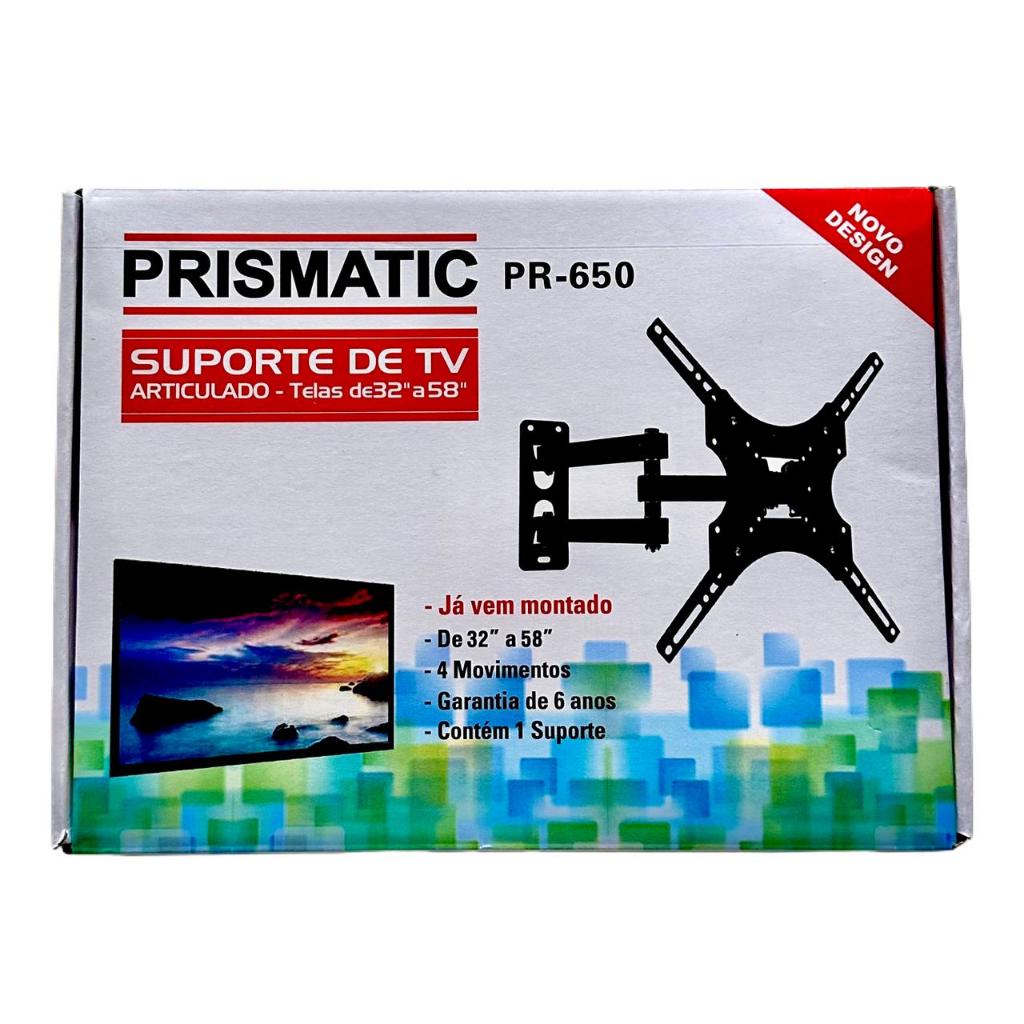 Suporte Articulado para TV 32" a 58" – 4 Movimentos + Kit Completo de Parafusos em Oferta na Shopee
