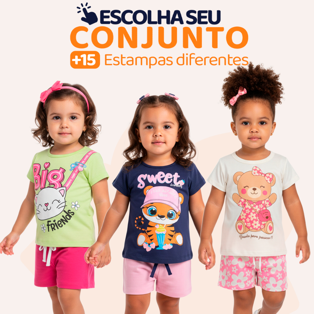 Escolha Seu Conjunto de Bebê Menina Infantil Feminino Verão Manga Curta Roupa de Bebê Feminina Tamanho 1 Ao 8 L02 em Oferta na Shopee